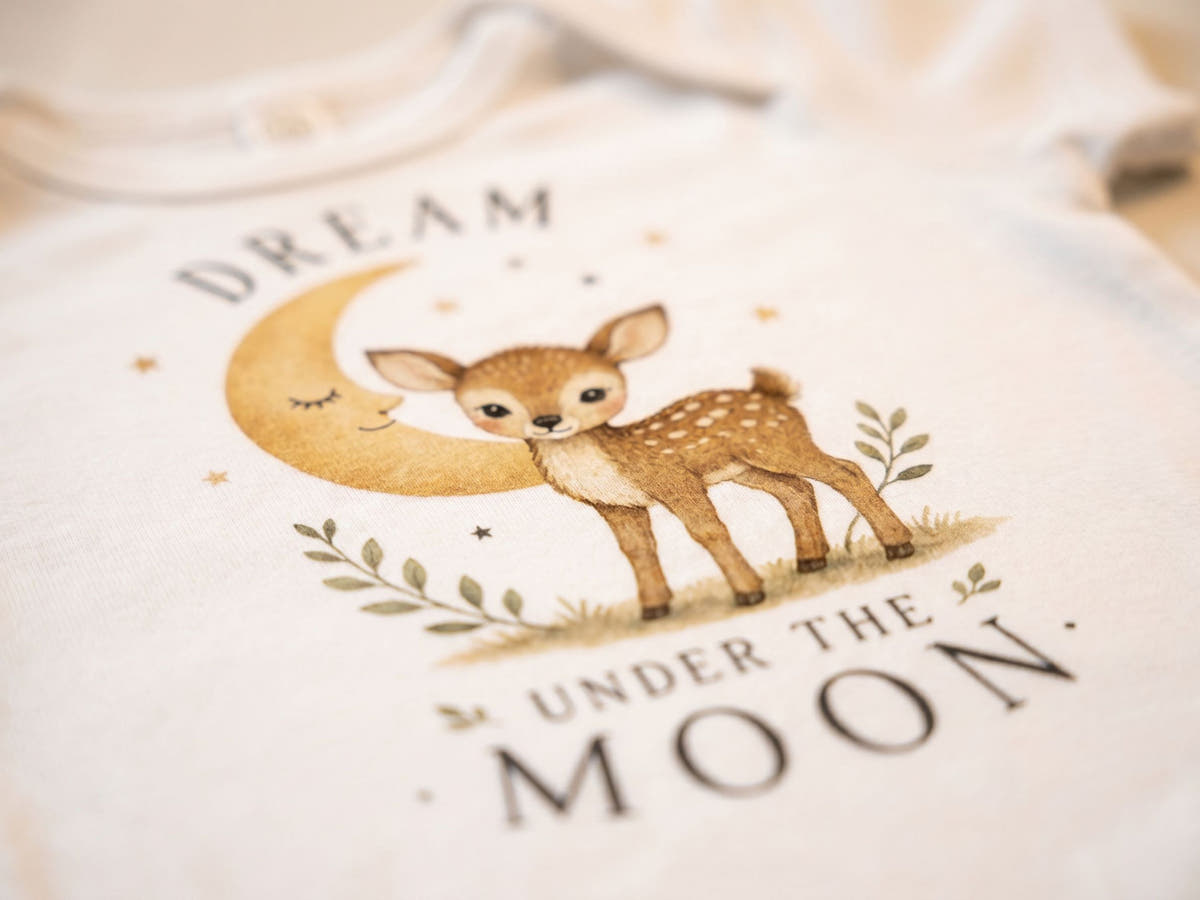 Dream Under The Moon Rehkitz Babybody – Detailansicht von Odd Hour Supply.
