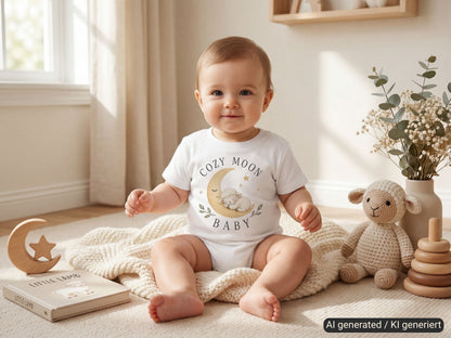 Cozy Moon Lämmchen – Baby T-Shirt