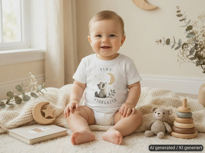 Tiny Stargazer Waschbär Baby T-Shirt