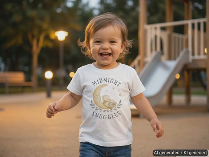 Midnight Snuggles Küken Baby T-Shirt