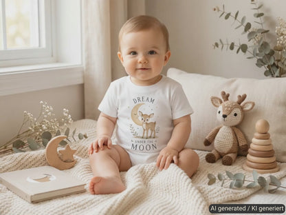 Dream Under The Moon Rehkitz Baby T-Shirt