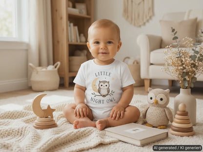 Little Night Owl Baby T-Shirt