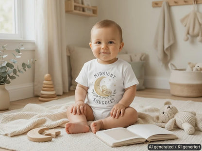 Midnight Snuggles Küken Baby T-Shirt